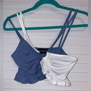 Strappy super cropped tank
